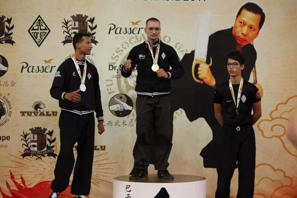 Competição de Kung Fu da Copa Lam Chun Sing organizada pela AGTKF - associação garra de tigre de kung fu, com participação da PBKF – Projeto Brasileiro de Kung Fu - premiação img 1